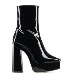 Coupon β Jimmy Choo Govi 140 Patent Boots BLACK Ankle Boots β