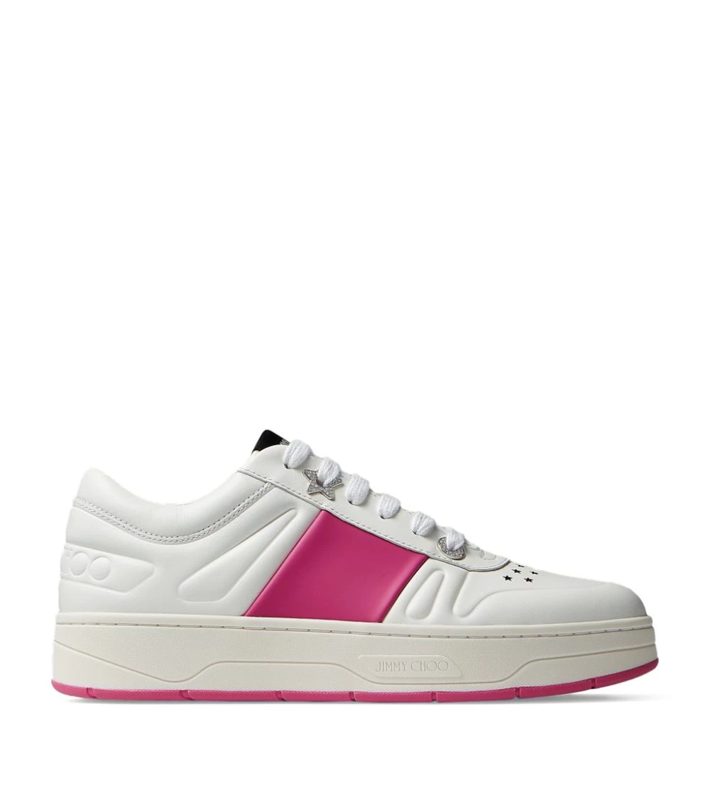 Buy π Jimmy Choo Hawaii Leather Sneakers V WHITE/FUCHSIA Low-Top Sneakers π 1 Buy π Jimmy Choo Hawaii Leather Sneakers V WHITE/FUCHSIA Low-Top Sneakers π
