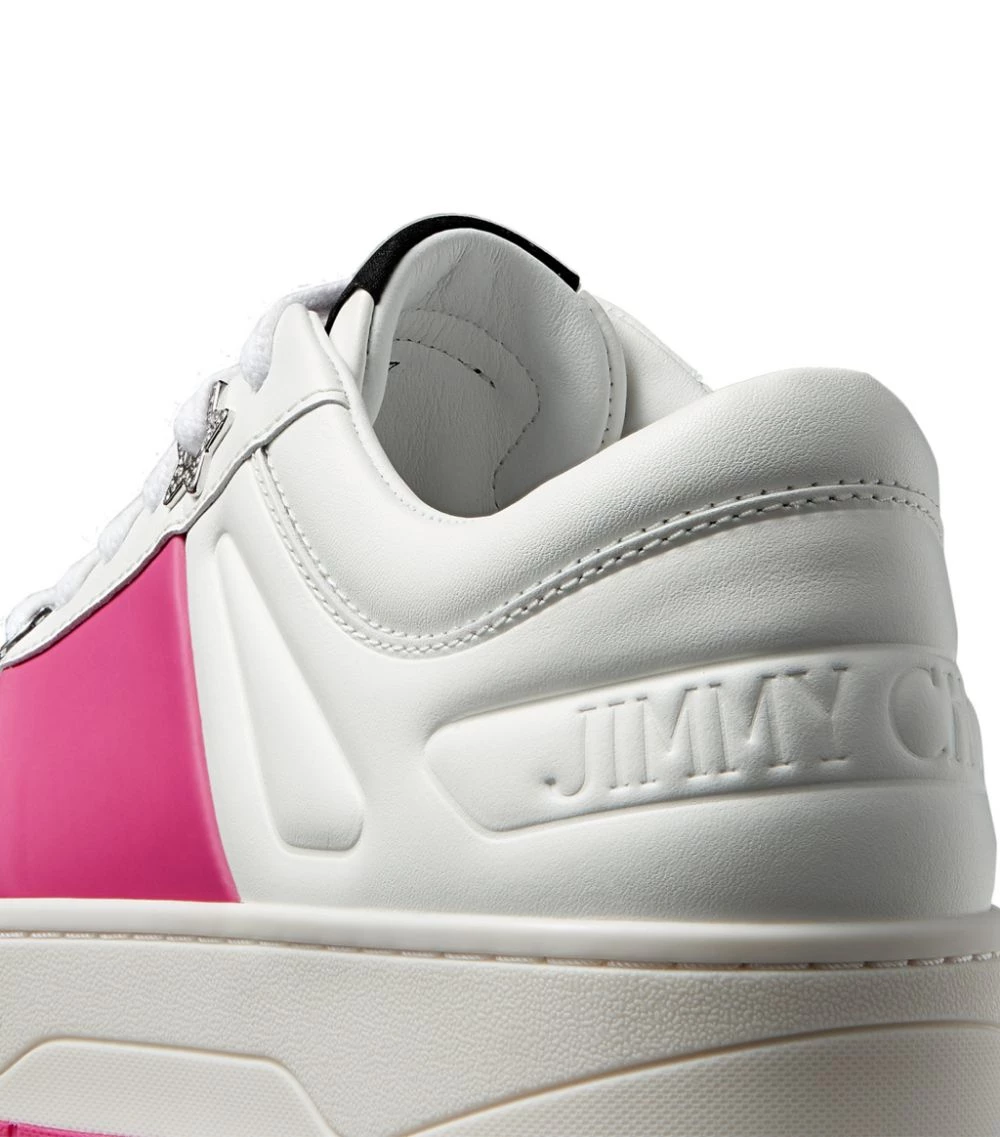 Buy π Jimmy Choo Hawaii Leather Sneakers V WHITE/FUCHSIA Low-Top Sneakers π 4 Buy π Jimmy Choo Hawaii Leather Sneakers V WHITE/FUCHSIA Low-Top Sneakers π - Image 4