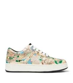 Deals 😍 Jimmy Choo Hawaii Leather Sneakers V SUNRISE MIX Low-Top Sneakers 🛒