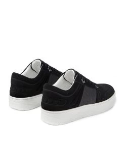 Outlet ⌛ Jimmy Choo Hawaii Suede Glitter Sneakers V BLACK/BLACK Low-Top Sneakers ⭐ -Jimmy Choo Sales jimmy choo hawaii suede glitter sneakers 16320108 31922903 1000