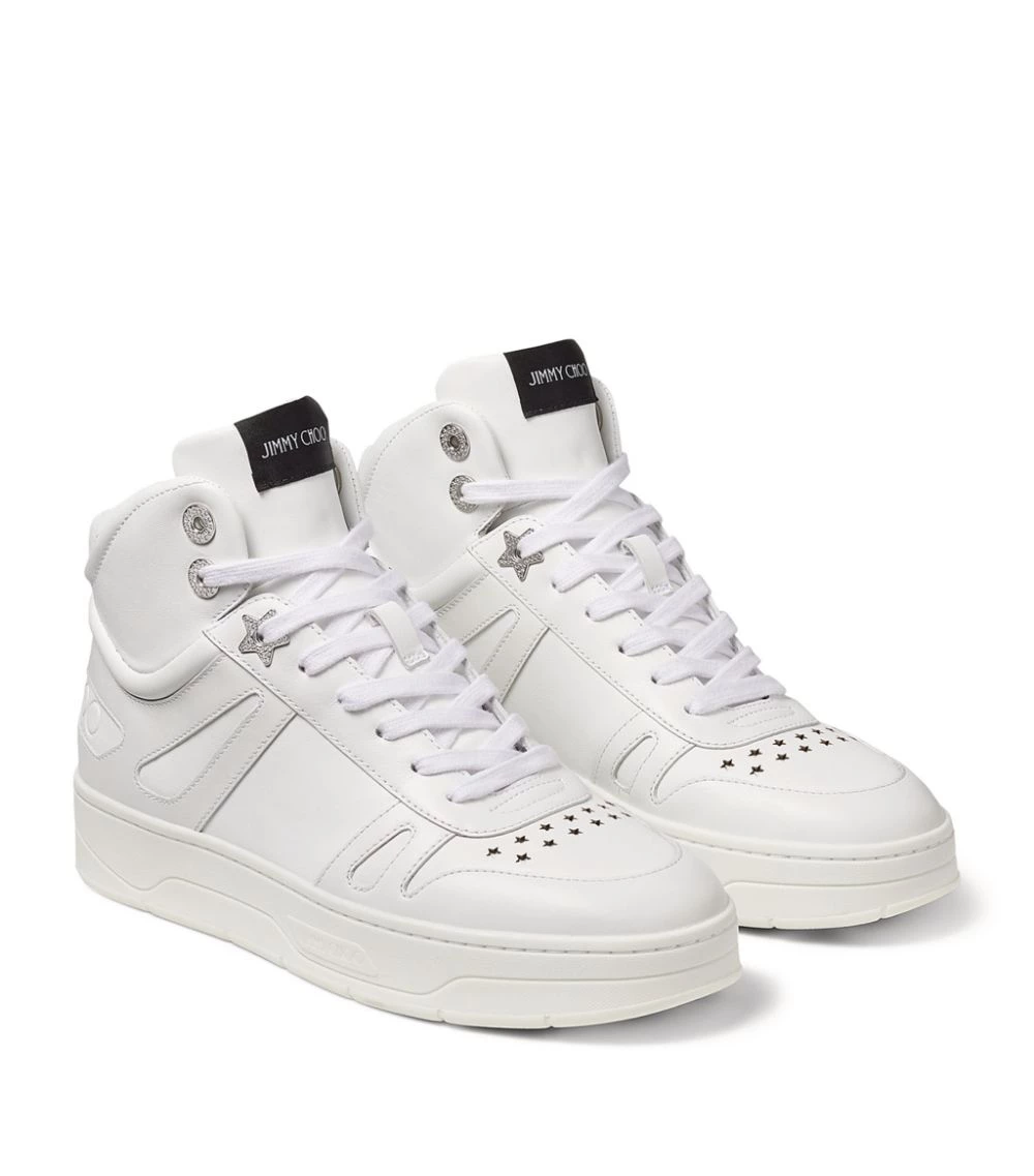 Deals ✔️ Jimmy Choo High-Top Hawaii Sneakers V WHITE High-Top Sneakers ✨ 4 Deals ✔️ Jimmy Choo High-Top Hawaii Sneakers V WHITE High-Top Sneakers ✨ - Image 4