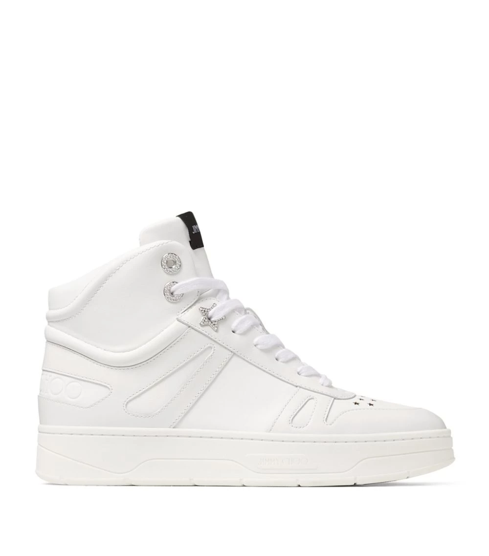 Deals ✔️ Jimmy Choo High-Top Hawaii Sneakers V WHITE High-Top Sneakers ✨ 1 Deals ✔️ Jimmy Choo High-Top Hawaii Sneakers V WHITE High-Top Sneakers ✨