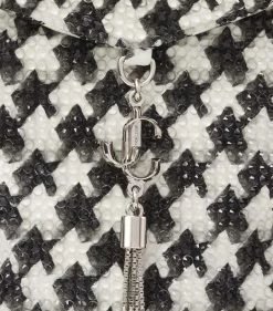 Budget 🎁 Jimmy Choo Houndstooth Phone Holder Latte/black Mobile Phone Accessories 👍 -Jimmy Choo Sales jimmy choo houndstooth phone holder 17191105 37334543 1000