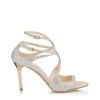 Best reviews of 👏 Jimmy Choo Ivette 85 Crystal Sandals NUDE/CRYSTAL Heel Sandals 💯