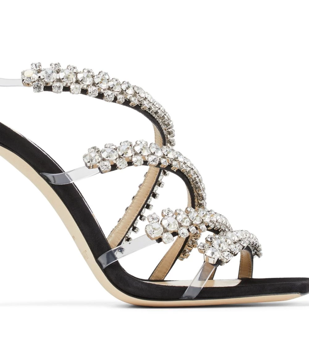 Cheapest π― Jimmy Choo Josefine 100 Embellished Sandals BLACK/CRYSTAL Heel Sandals π 6 Cheapest π― Jimmy Choo Josefine 100 Embellished Sandals BLACK/CRYSTAL Heel Sandals π - Image 6