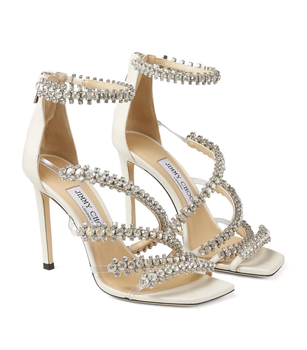 Cheapest 𧨠Jimmy Choo Josefine 100 Leather Sandals LATTE/CRYSTAL Heeled Sandals βοΈ 2 Cheapest 𧨠Jimmy Choo Josefine 100 Leather Sandals LATTE/CRYSTAL Heeled Sandals βοΈ - Image 2