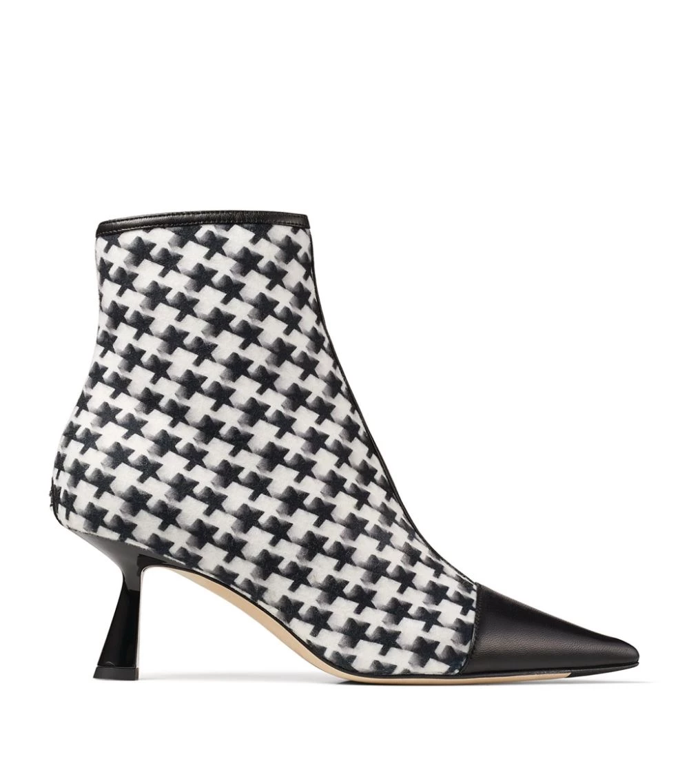 Flash Sale π Jimmy Choo Kix/z 65 Houndstooth Ankle Boots BLACK/LATTE/BLACK π 1 Flash Sale π Jimmy Choo Kix/z 65 Houndstooth Ankle Boots BLACK/LATTE/BLACK π