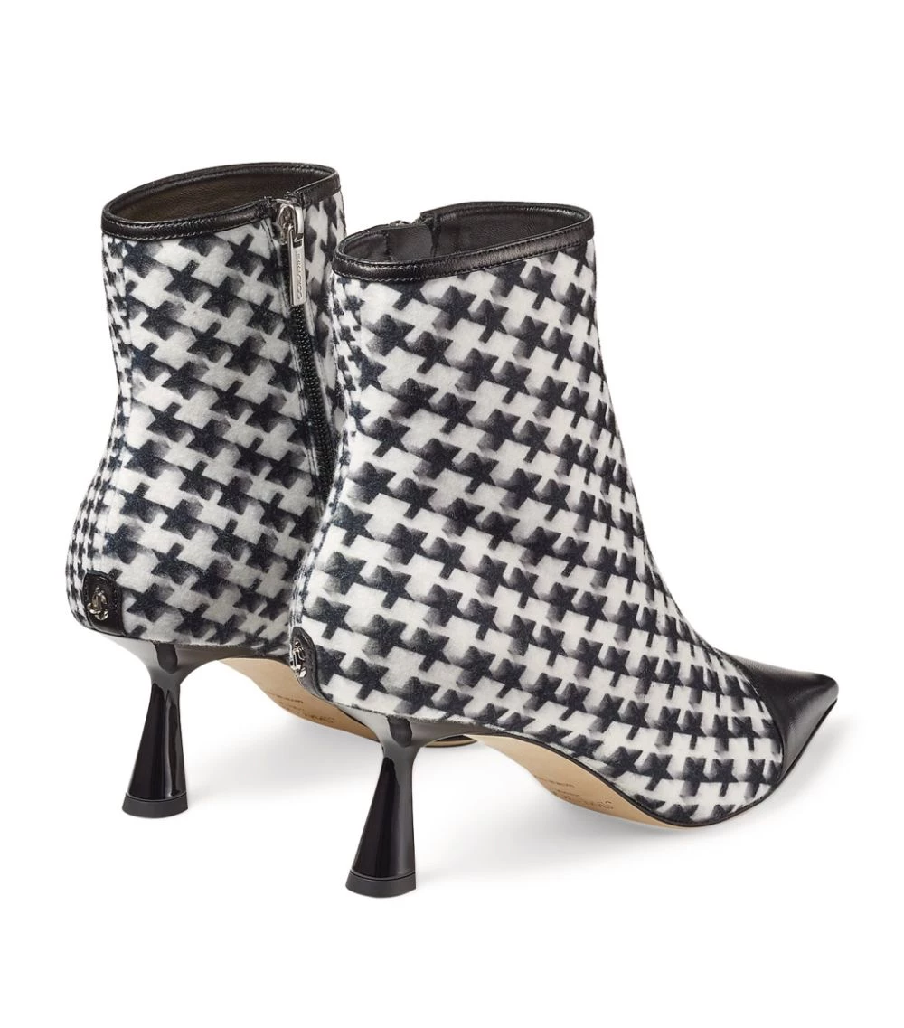 Flash Sale π Jimmy Choo Kix/z 65 Houndstooth Ankle Boots BLACK/LATTE/BLACK π 3 Flash Sale π Jimmy Choo Kix/z 65 Houndstooth Ankle Boots BLACK/LATTE/BLACK π - Image 3