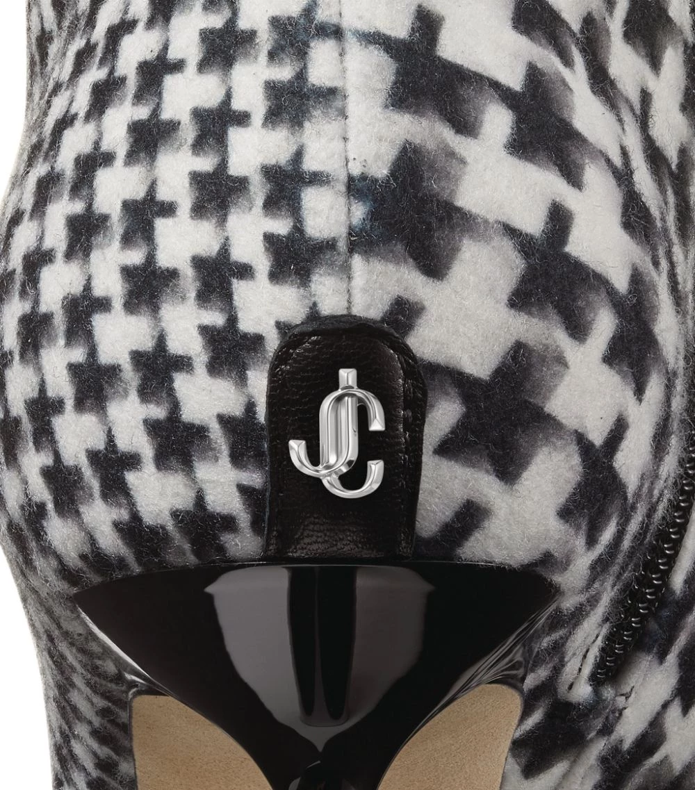 Flash Sale π Jimmy Choo Kix/z 65 Houndstooth Ankle Boots BLACK/LATTE/BLACK π 2 Flash Sale π Jimmy Choo Kix/z 65 Houndstooth Ankle Boots BLACK/LATTE/BLACK π - Image 2