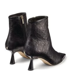 Budget 😍 Jimmy Choo Kix/z 65 Leather Ankle Boots BLACK/BLACK/BLACK 🔥 -Jimmy Choo Sales jimmy choo kix z 65 leather ankle boots 17191111 34738967 1000