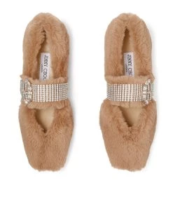 New π Jimmy Choo Krista Faux Fur Flats TEDDY/CRYSTAL Ballet Flats 𧨠6 New π Jimmy Choo Krista Faux Fur Flats TEDDY/CRYSTAL Ballet Flats 𧨠-Jimmy Choo Sales jimmy choo krista faux fur flats 17315463 35440755 1000