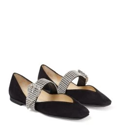 Brand new π€© Jimmy Choo Krista Suede Flats BLACK/CRYSTAL Ballet Flats β 7 Brand new π€© Jimmy Choo Krista Suede Flats BLACK/CRYSTAL Ballet Flats β -Jimmy Choo Sales jimmy choo krista suede flats 17292547 35346269 1000