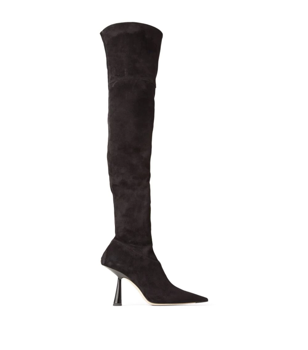 Discount β Jimmy Choo Leather Bryson Boots 100 BLACK Over the Knee Boots π 1 Discount β Jimmy Choo Leather Bryson Boots 100 BLACK Over the Knee Boots π