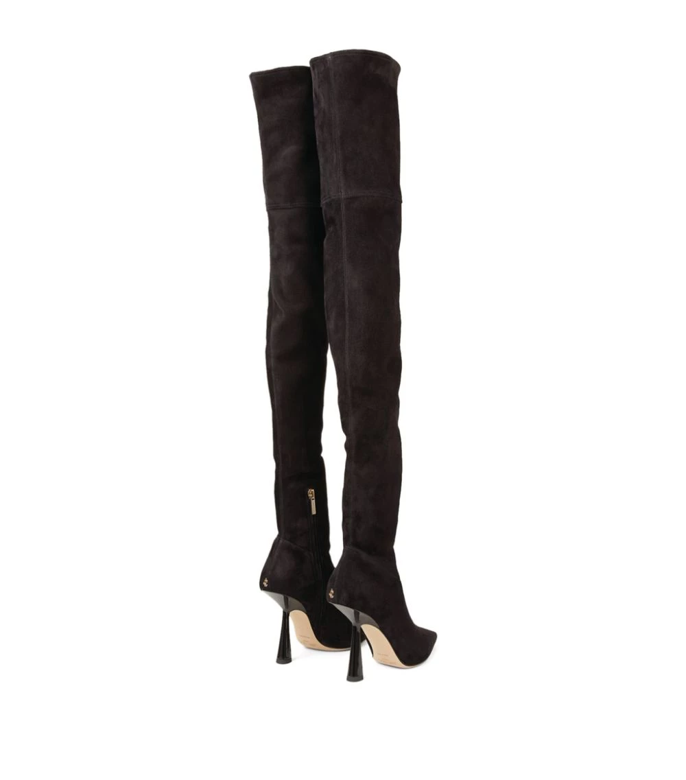 Discount β Jimmy Choo Leather Bryson Boots 100 BLACK Over the Knee Boots π 4 Discount β Jimmy Choo Leather Bryson Boots 100 BLACK Over the Knee Boots π - Image 4