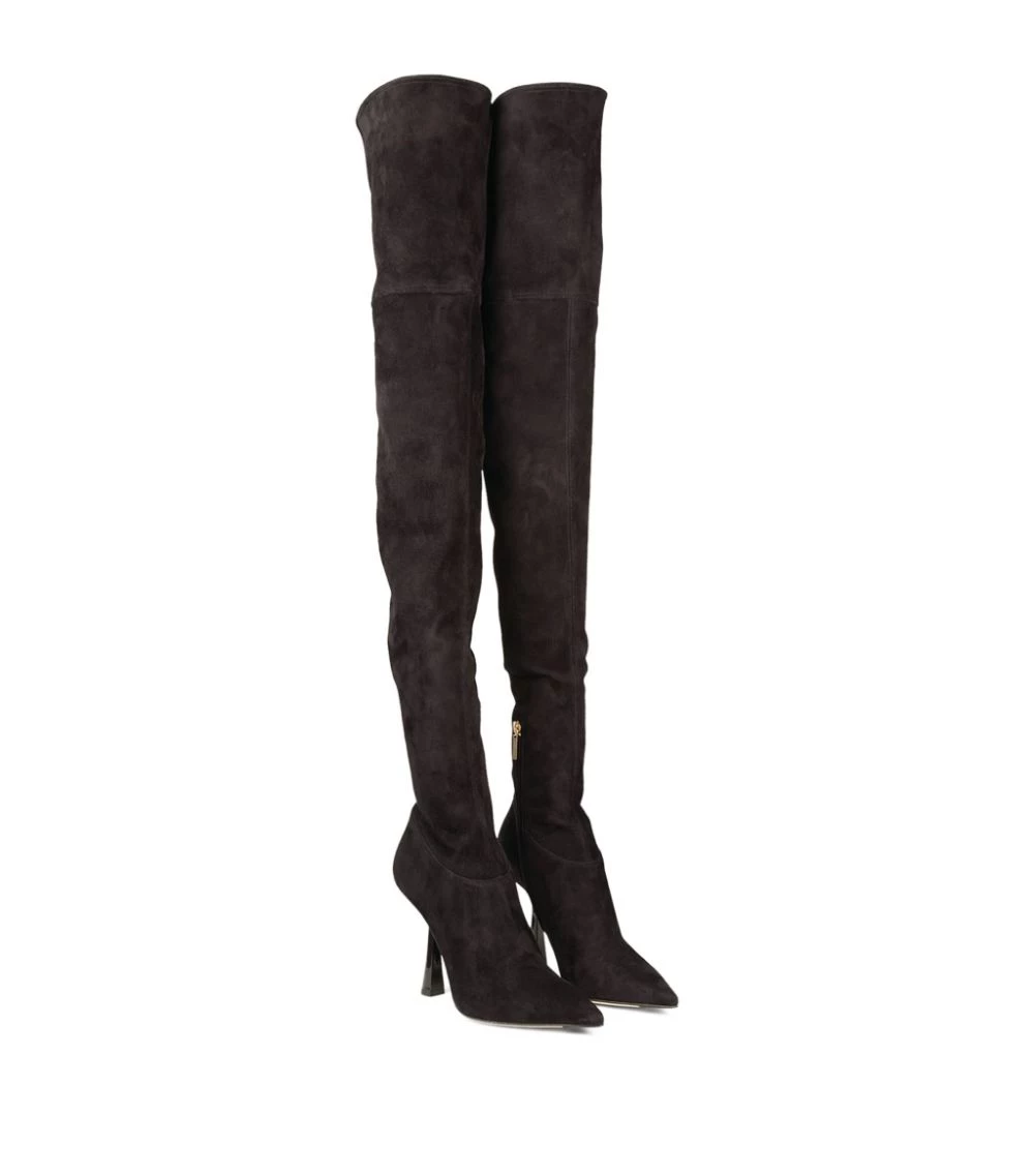 Discount β Jimmy Choo Leather Bryson Boots 100 BLACK Over the Knee Boots π 5 Discount β Jimmy Choo Leather Bryson Boots 100 BLACK Over the Knee Boots π - Image 5
