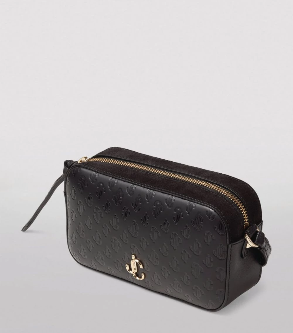 Brand new π€© Jimmy Choo Leather Hale Cross-Body Bag BLACK/BLACK/LIGHT GO Crossbody Bags π 3 Brand new π€© Jimmy Choo Leather Hale Cross-Body Bag BLACK/BLACK/LIGHT GO Crossbody Bags π - Image 3