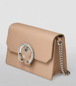 Cheap ✨ Jimmy Choo Leather Madeline Cross-Body Bag BALLET PINK/SILVER Crossbody Bags 😀 -Jimmy Choo Sales jimmy choo leather madeline cross body bag 16320045 31922062 1000