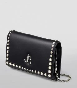 Discount ⌛ Jimmy Choo Leather Varenne Clutch Bag BLACK Clutch Bags 😍 -Jimmy Choo Sales jimmy choo leather varenne clutch bag 15781266 28697252 1000