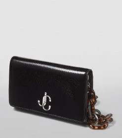 Outlet 😍 Jimmy Choo Leather Varenne Clutch Bag BLACK/SILVER Clutch Bags 🧨 -Jimmy Choo Sales jimmy choo leather varenne clutch bag 16320036 31923107 1000