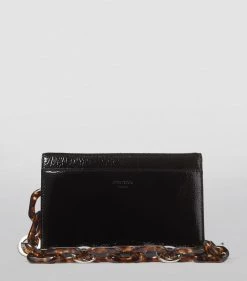 Outlet 😍 Jimmy Choo Leather Varenne Clutch Bag BLACK/SILVER Clutch Bags 🧨 -Jimmy Choo Sales jimmy choo leather varenne clutch bag 16320036 31923109 1000