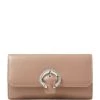 Wholesale 😍 Jimmy Choo Leather Wallet Bag BALLET PINK/SILVER Wallet on Chain 👏