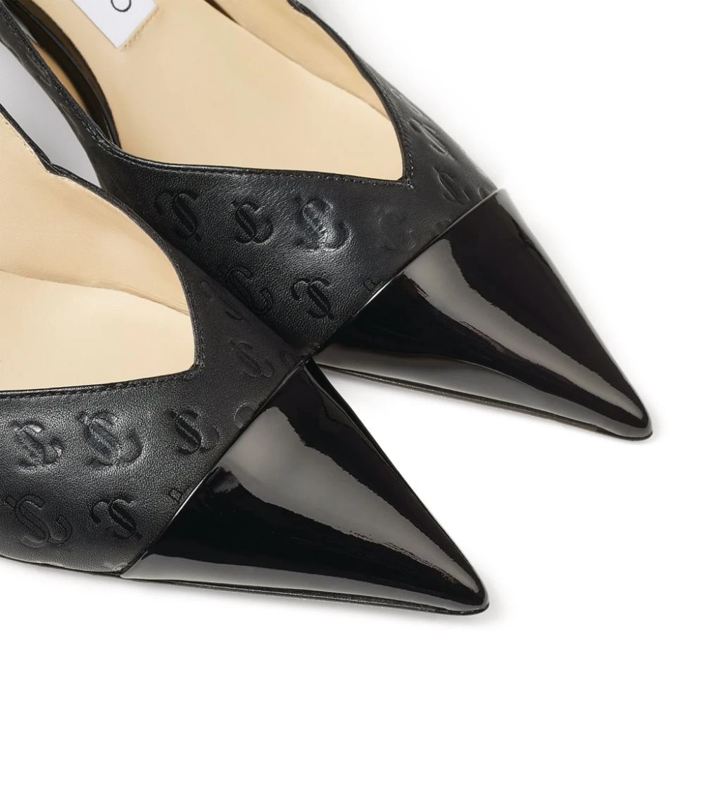 Hot Sale π― Jimmy Choo Liya 65 Leather Mules BLACK/BLACK/BLACK Slingback π Heels π― 2 Hot Sale π― Jimmy Choo Liya 65 Leather Mules BLACK/BLACK/BLACK Slingback π Heels π― - Image 2