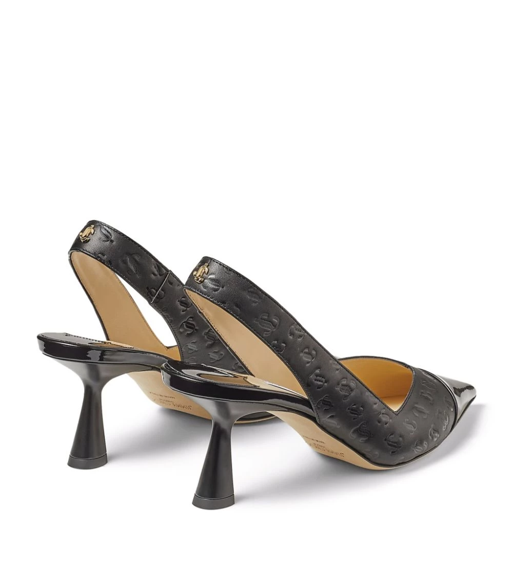 Hot Sale π― Jimmy Choo Liya 65 Leather Mules BLACK/BLACK/BLACK Slingback π Heels π― 3 Hot Sale π― Jimmy Choo Liya 65 Leather Mules BLACK/BLACK/BLACK Slingback π Heels π― - Image 3
