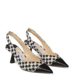 Coupon 🛒 Jimmy Choo Liya 65 Mules Latte/black Slingback 👠 Heels 🔥 -Jimmy Choo Sales jimmy choo liya 65 mules 17291625 35346233 1000