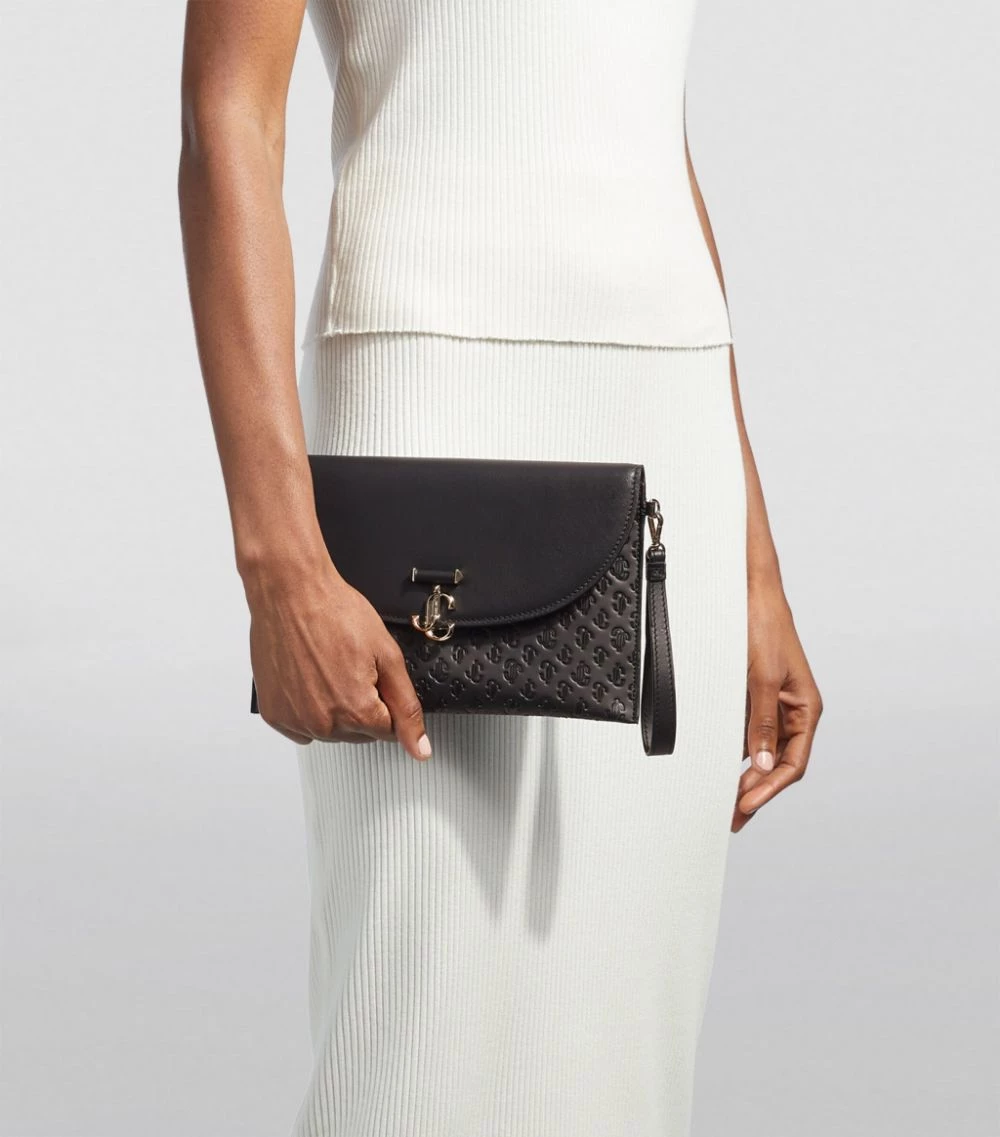 Top 10 π Jimmy Choo Logo Envelope Clutch Bag BLACK/BLACK/LIGHT GO Clutch Bags π 2 Top 10 π Jimmy Choo Logo Envelope Clutch Bag BLACK/BLACK/LIGHT GO Clutch Bags π - Image 2