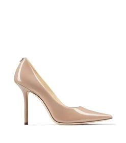 Cheap 🌟 Jimmy Choo Love 100 Patent Leather Pumps BALLET PINK Courts 🤩