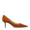 Hot Sale 🔔 Jimmy Choo Love 65 Suede Pumps TAN Courts 🌟