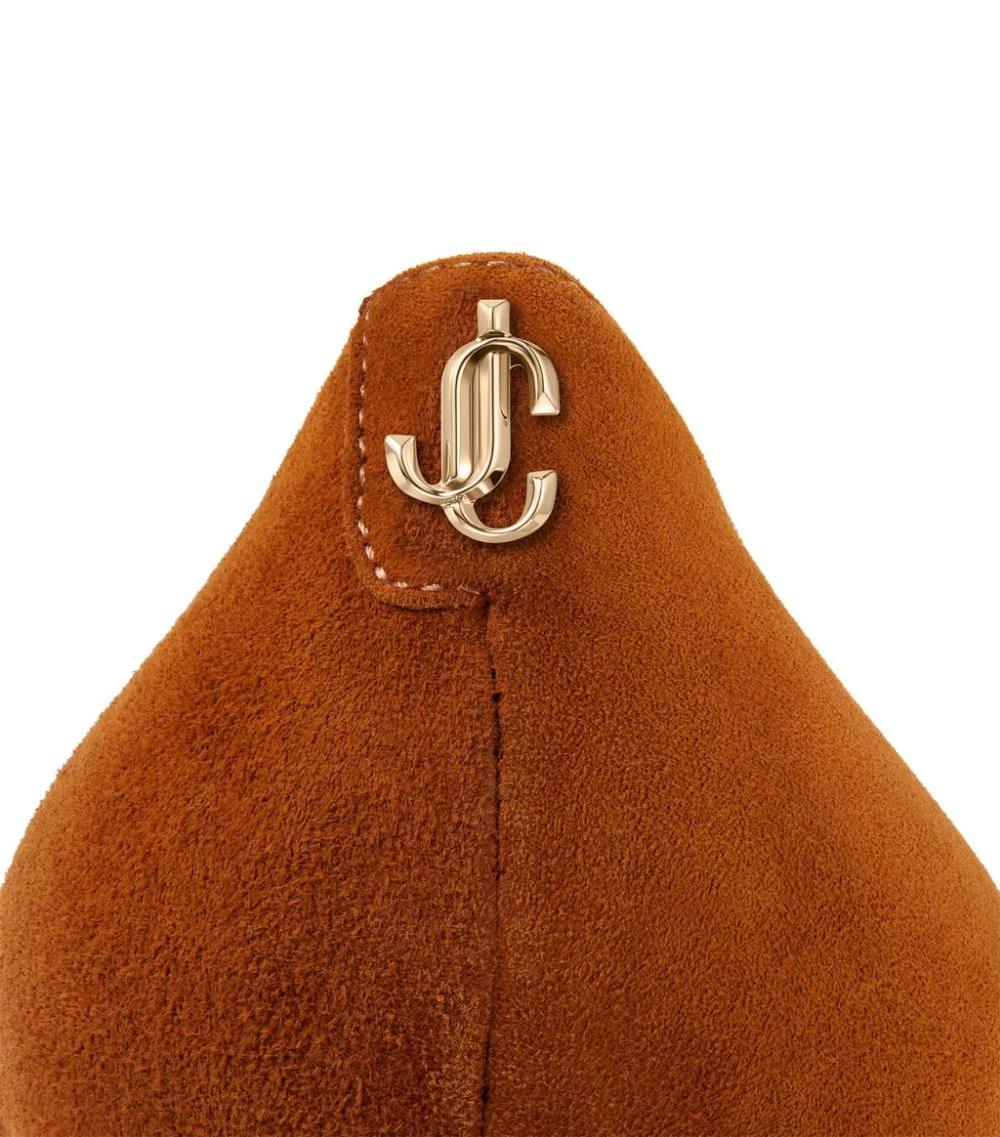 Hot Sale π Jimmy Choo Love 65 Suede Pumps TAN Courts π 4 Hot Sale π Jimmy Choo Love 65 Suede Pumps TAN Courts π - Image 4