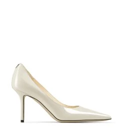 Buy 😍 Jimmy Choo Love 85 Patent Monogram Pumps LATTE Courts 🧨