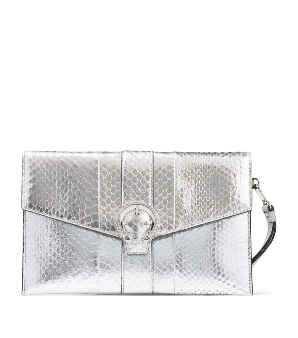 Budget π Jimmy Choo Madeline Envelope Pouch SILVER Pouches π 1 Budget π Jimmy Choo Madeline Envelope Pouch SILVER Pouches π