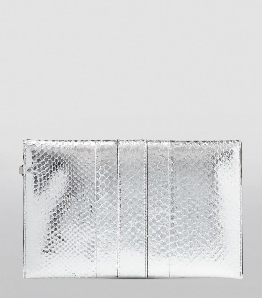 Budget π Jimmy Choo Madeline Envelope Pouch SILVER Pouches π 3 Budget π Jimmy Choo Madeline Envelope Pouch SILVER Pouches π - Image 3