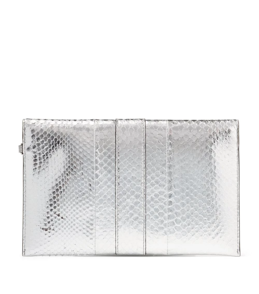 Budget π Jimmy Choo Madeline Envelope Pouch SILVER Pouches π 4 Budget π Jimmy Choo Madeline Envelope Pouch SILVER Pouches π - Image 4