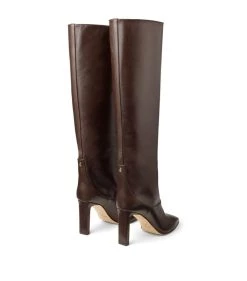 Deals 🤩 Jimmy Choo Mahesa 85 Leather Knee-High Boots BROWN Knee High Boots 🤩 -Jimmy Choo Sales jimmy choo mahesa 85 leather knee high boots 15830184 33837143 1000