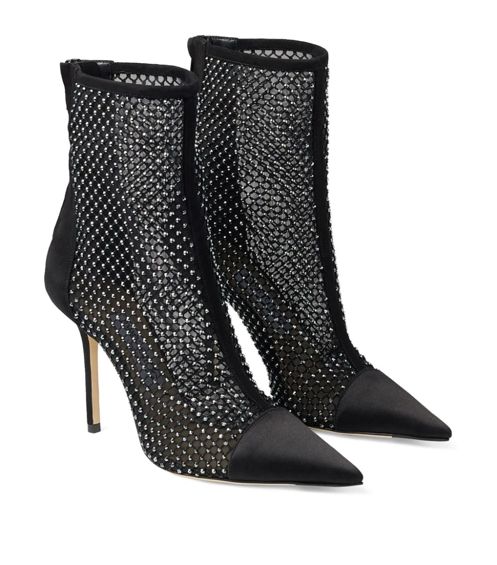 Top 10 π Jimmy Choo Marquis 100 Mesh Pumps BLACK/JET MIX/BLACK Ankle Boots π 3 Top 10 π Jimmy Choo Marquis 100 Mesh Pumps BLACK/JET MIX/BLACK Ankle Boots π - Image 3