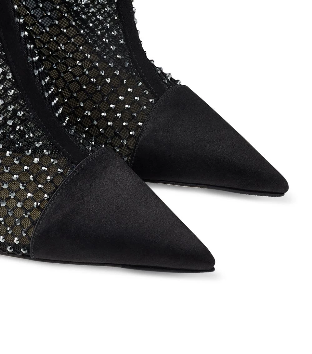 Top 10 π Jimmy Choo Marquis 100 Mesh Pumps BLACK/JET MIX/BLACK Ankle Boots π 4 Top 10 π Jimmy Choo Marquis 100 Mesh Pumps BLACK/JET MIX/BLACK Ankle Boots π - Image 4