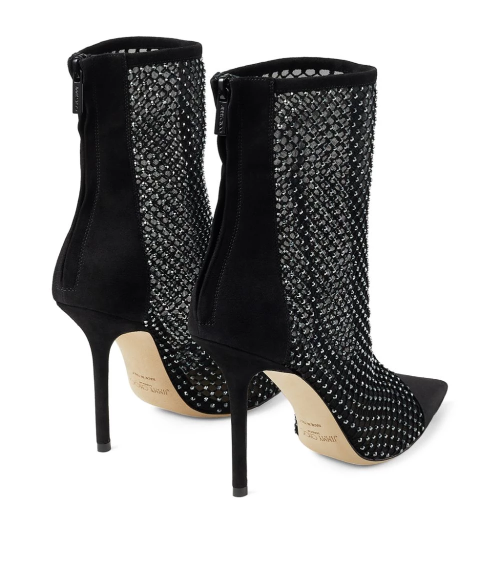 Top 10 π Jimmy Choo Marquis 100 Mesh Pumps BLACK/JET MIX/BLACK Ankle Boots π 2 Top 10 π Jimmy Choo Marquis 100 Mesh Pumps BLACK/JET MIX/BLACK Ankle Boots π - Image 2