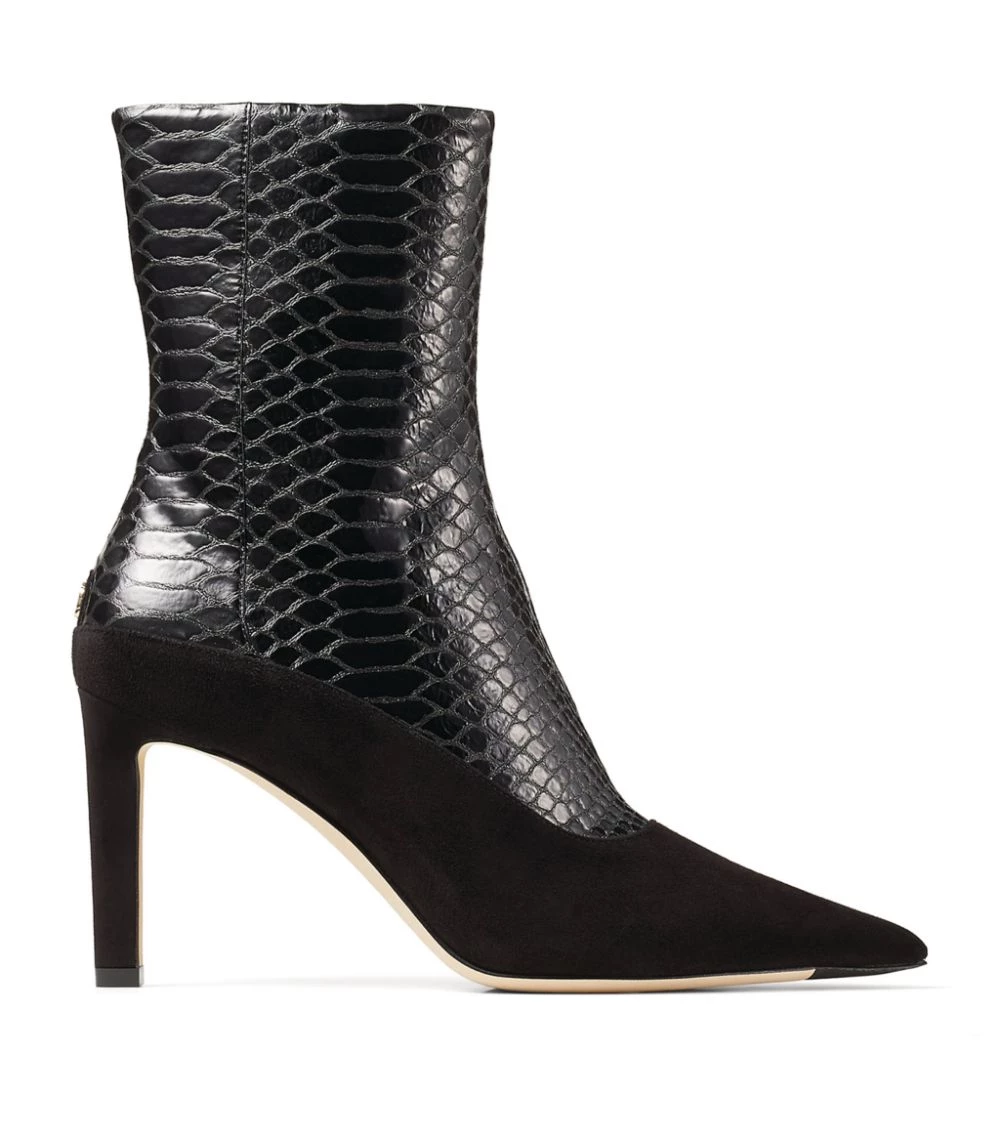 Top 10 π Jimmy Choo Mavie 85 Snake-Embossed Ankle Boots BLACK/BLACK βοΈ 1 Top 10 π Jimmy Choo Mavie 85 Snake-Embossed Ankle Boots BLACK/BLACK βοΈ