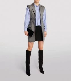 Outlet 🌟 Jimmy Choo Mavis 85 Suede Knee-High Boots BLACK Knee High Boots 🌟 -Jimmy Choo Sales jimmy choo mavis 85 suede knee high boots 15832696 33834950 1000