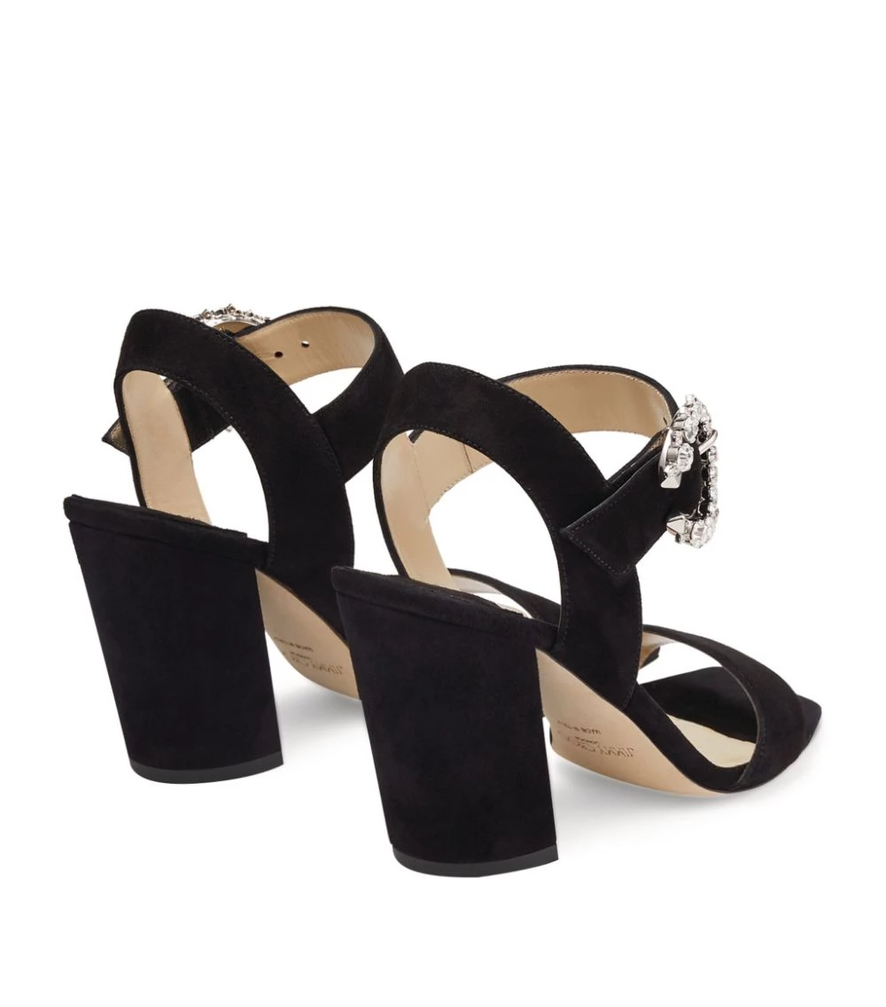 Buy ๐คฉ Jimmy Choo Maysa 85 Leather Mules BLACK/CRYSTAL Heel Sandals ๐ 3 Buy ๐คฉ Jimmy Choo Maysa 85 Leather Mules BLACK/CRYSTAL Heel Sandals ๐ - Image 3