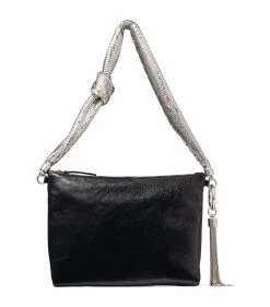 Cheap π Jimmy Choo Medium Leather Callie Shoulder Bag BLACK Shoulder Bags π