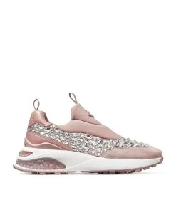 Best deal 👏 Jimmy Choo Memphis Sock Sneakers V BALLET PINK MIX Low-Top Sneakers 🤩
