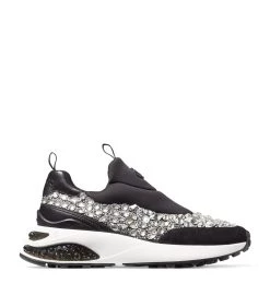 Brand new π Jimmy Choo Memphis Sock Sneakers V BLACK MIX Low-Top Sneakers β