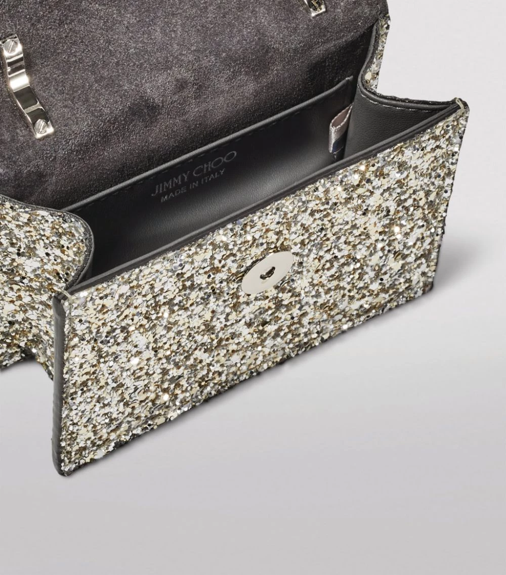 Cheapest π Jimmy Choo Mini Glitter Paris Cross-Body Bag PLATINUM Crossbody Bags β€οΈ 4 Cheapest π Jimmy Choo Mini Glitter Paris Cross-Body Bag PLATINUM Crossbody Bags β€οΈ - Image 4