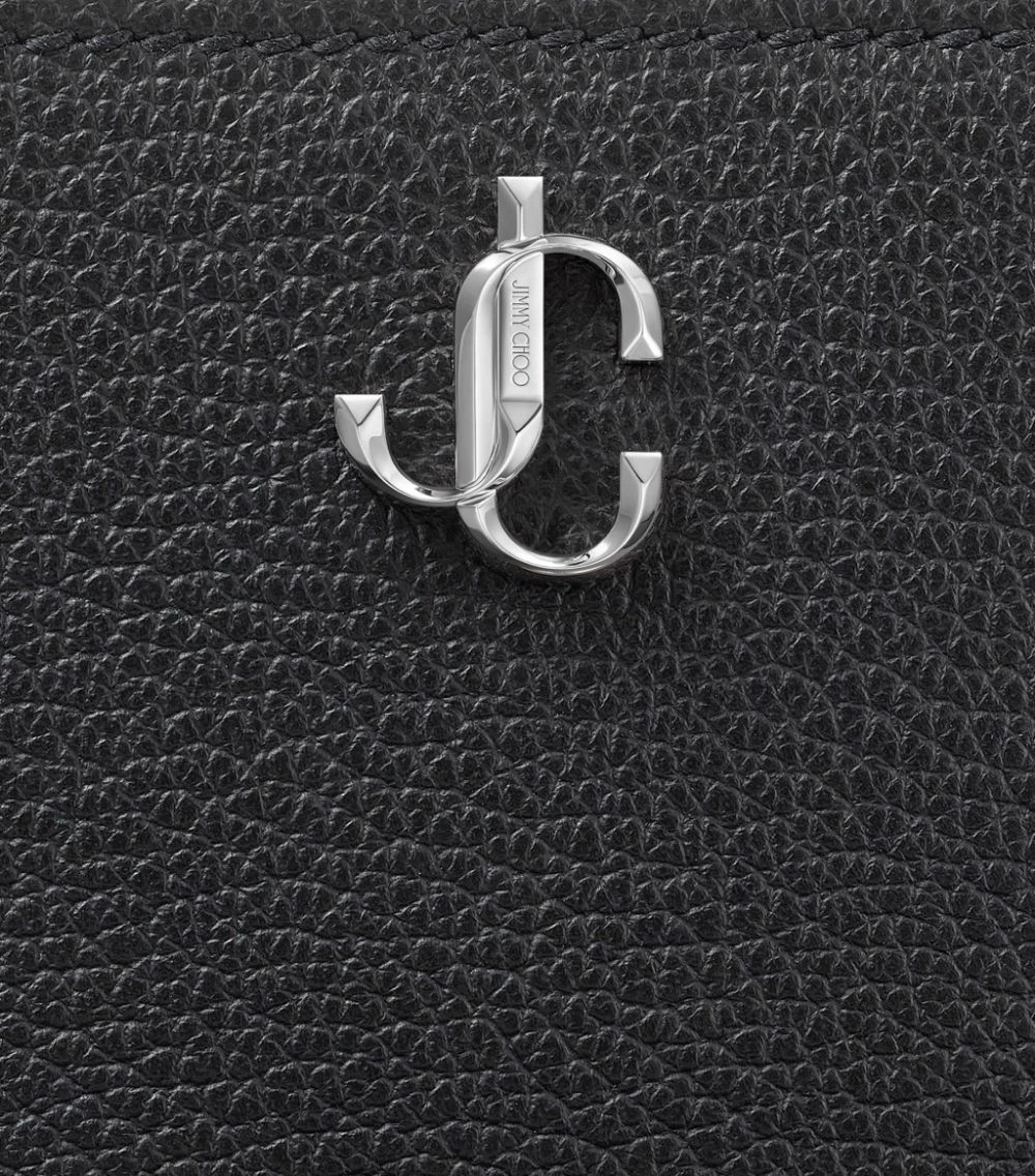 Best Sale π― Jimmy Choo Mini Leather Varenne Top-Handle Bag BLACK/SILVER Top Handle Bags π 4 Best Sale π― Jimmy Choo Mini Leather Varenne Top-Handle Bag BLACK/SILVER Top Handle Bags π - Image 4