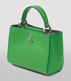 Coupon 😍 Jimmy Choo Mini Leather Varenne Top-Handle Bag MALACHITE/SILVER Top Handle Bags 🛒 -Jimmy Choo Sales jimmy choo mini leather varenne top handle bag 16885729 33475558 1000